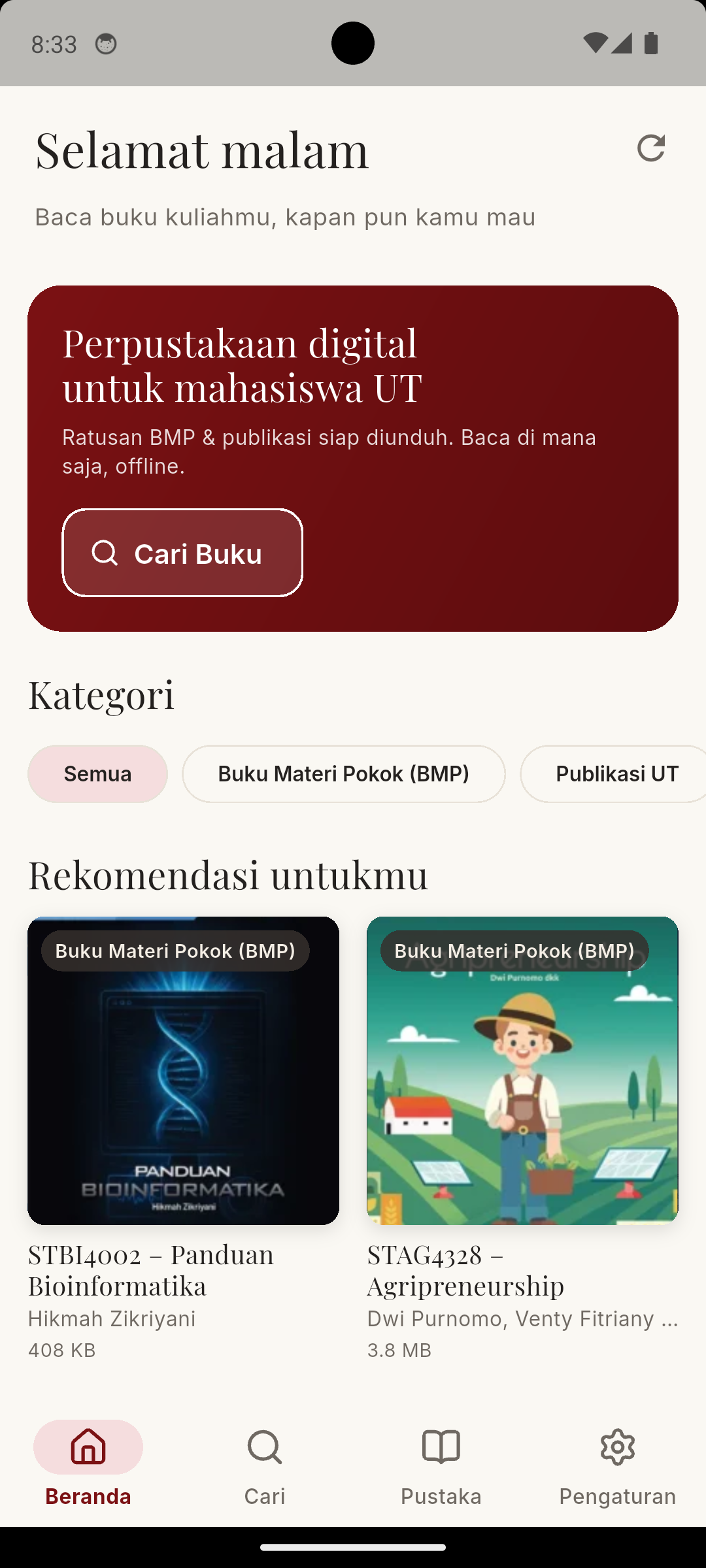 Beranda RBV Bookly