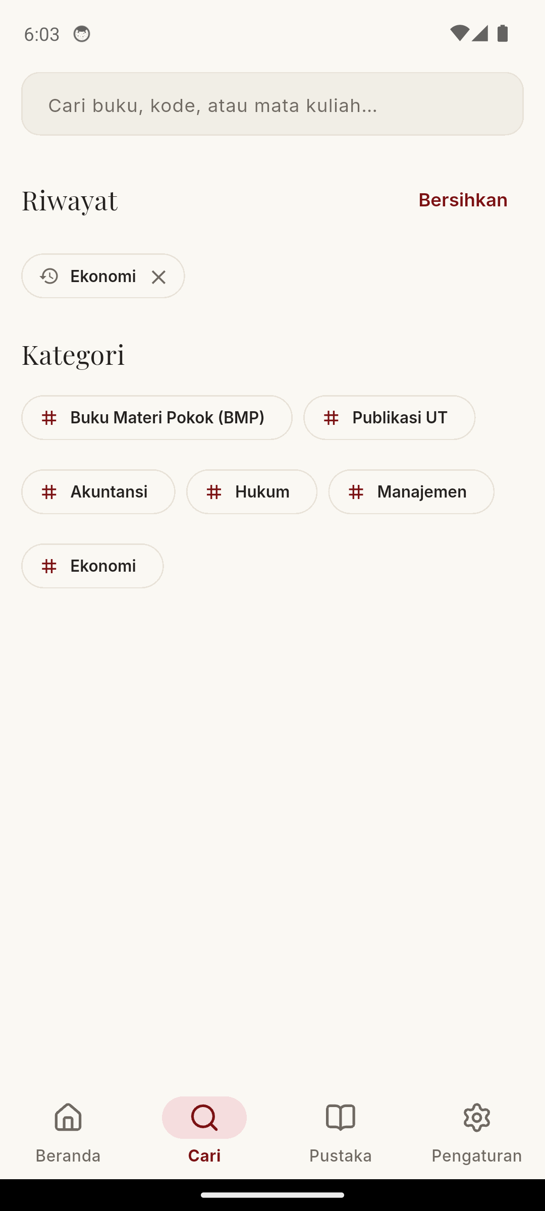 Pencarian buku